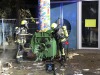 Brand von Papiertonnen am Gymnasium Stein am 1. August 2020