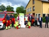 Übergabe der neuen First-Responder-Hosen an die Feuerwehr Stein