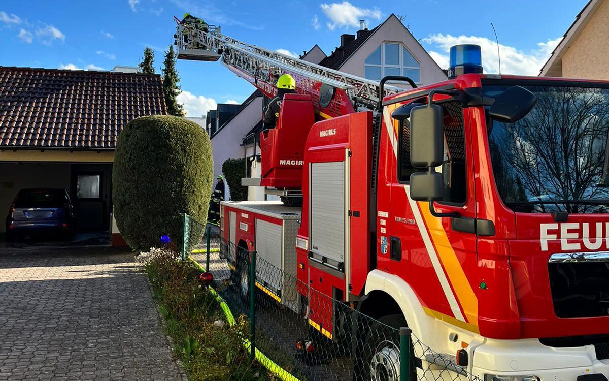 Einsatz der Feuerwehr Stein in Deutenbach am 06.04.02022