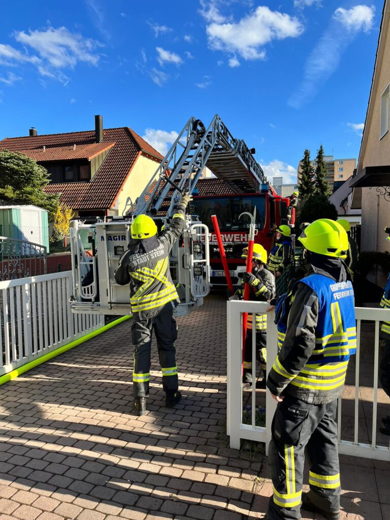 Einsatz der Feuerwehr Stein in Deutenbach am 06.04.02022