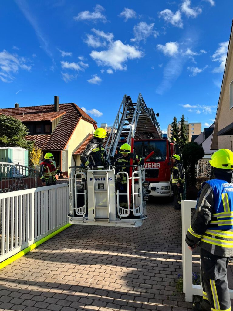 Einsatz der Feuerwehr Stein in Deutenbach am 06.04.02022