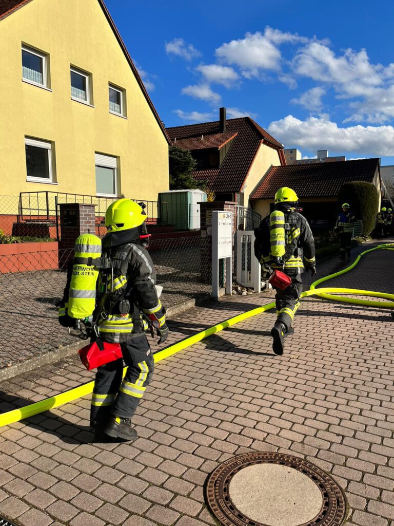 Einsatz der Feuerwehr Stein in Deutenbach am 06.04.02022